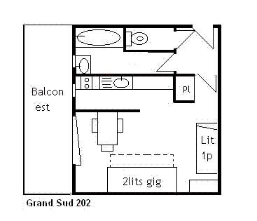Grand Sud 202 plan