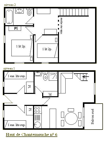 Hauts De Chantemouche plan of apartment