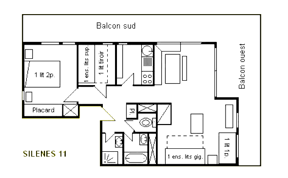 Silenes 11 план апартамента
